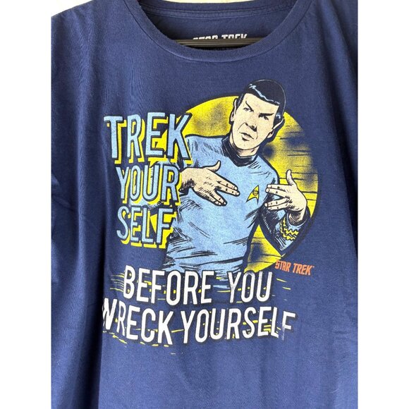 VTG 2000's NWOT Plus Size 2015 Star Trek Spock Graphic Tee shirt, Men's Size 2XL - Picture 3 of 4